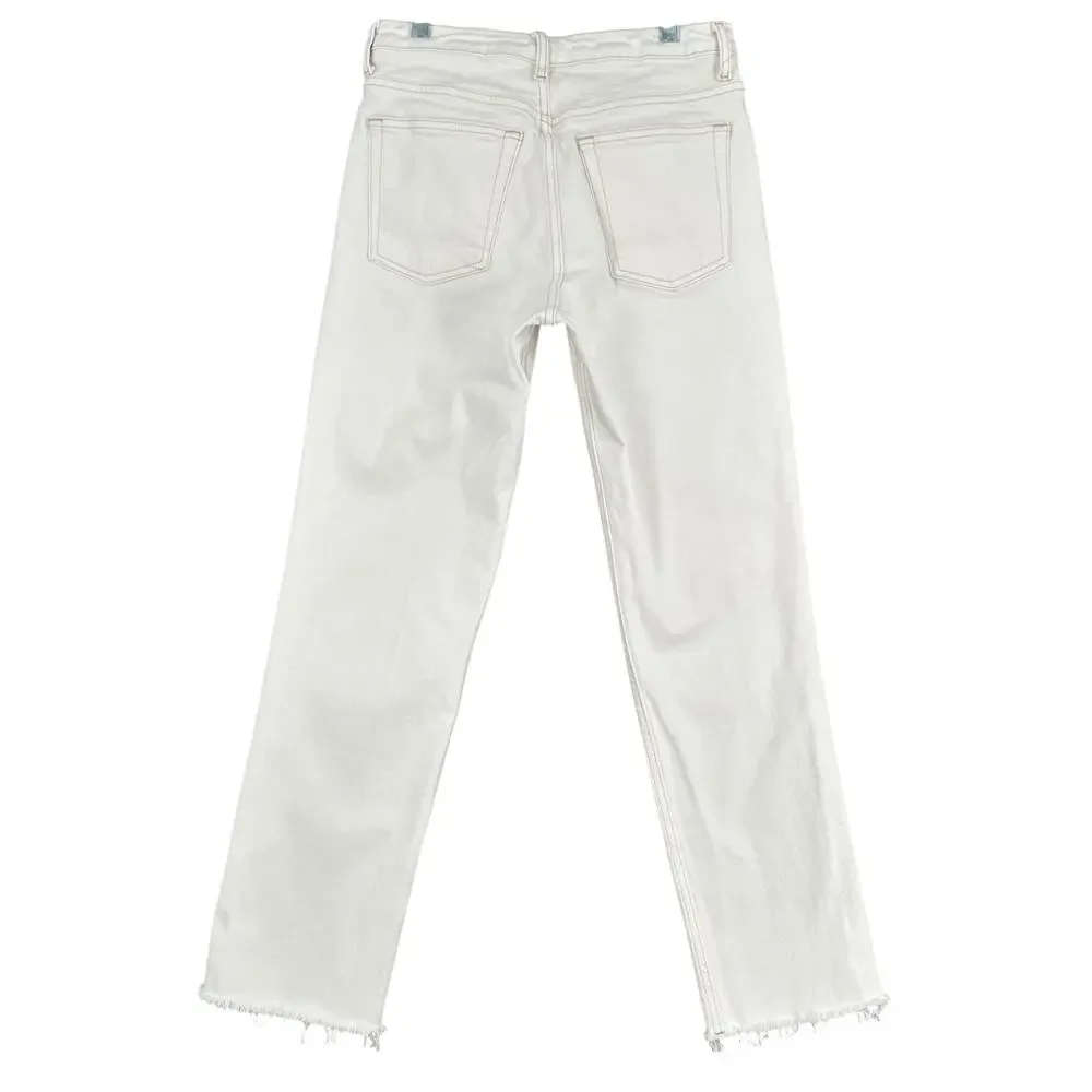Topshop White Straight‎ Leg Jeans - Picture 2 of 7